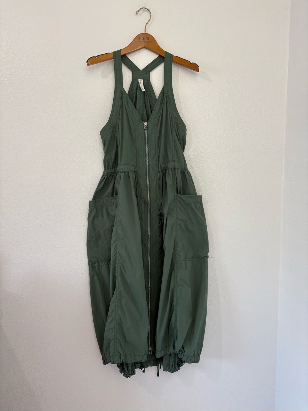 Anthropologie Daily Practice Free Fall Midi Dress Green Size S - Picture 5 of 14